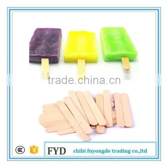 Shock Resistance Bamboo Ice Cream Stick