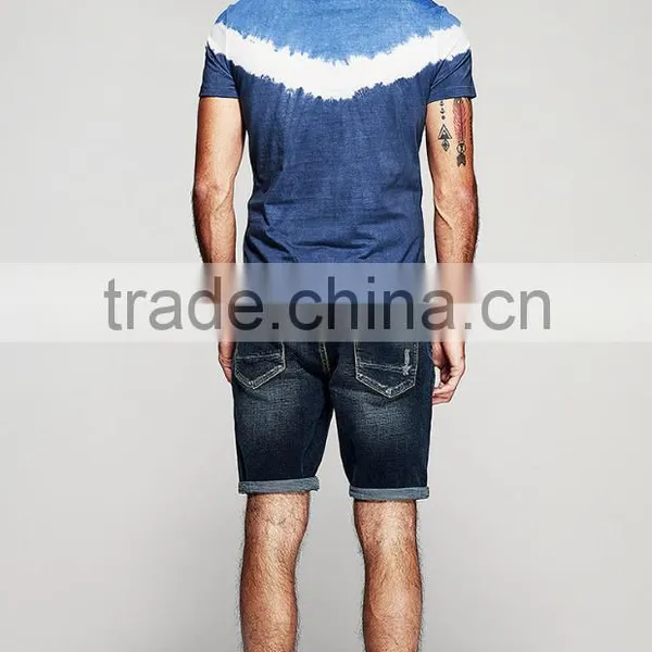 Men's Tie Dye T-shirt, Cotton Jesery T-shirt, Customized Logo T-shirt photo-2