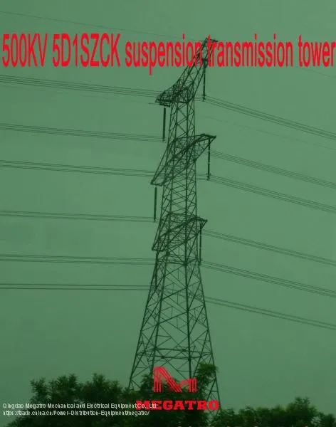 MEGATRO 500KV 5D1 SZCK Suspension Transmission Tower photo-2