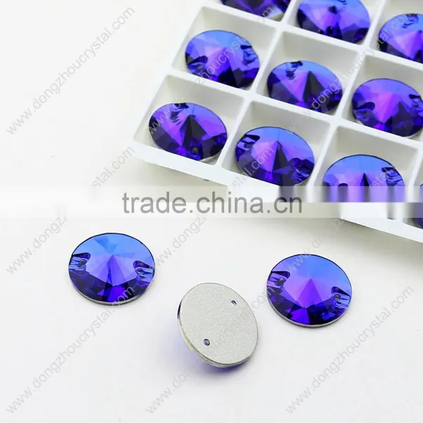 Best Selling Sew on Rhinestone! Round Flatback Crystal Rhinestones,sewing on Dresses/clothing/jewelry/shoes/bags photo-6