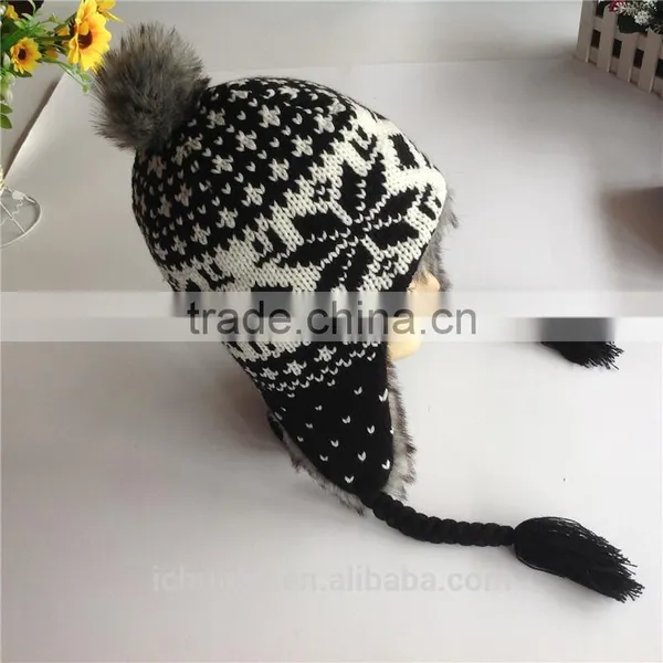 Fashion Windproof Soft & Warm Cute Girls Winter Hats in Differ Colors photo-5