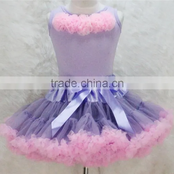 New Fashion Tutu Pettiskirt Set for Girls, Small Fresh Summer Wear Girl's Super Fluffy Pettiskirt Set photo-2