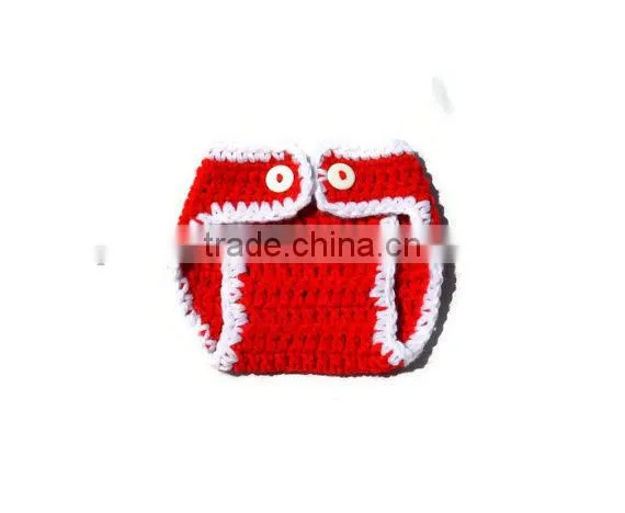Infant Baby Diaper Cover Christmas Clothes Set Hat With Bloomer and Shoes Baby Christmas Outfit photo-3