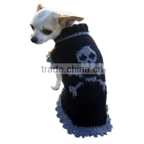 Wholesale Cheap Round Neck Short Sleeve Cable Dog Clothes Sweater photo-4