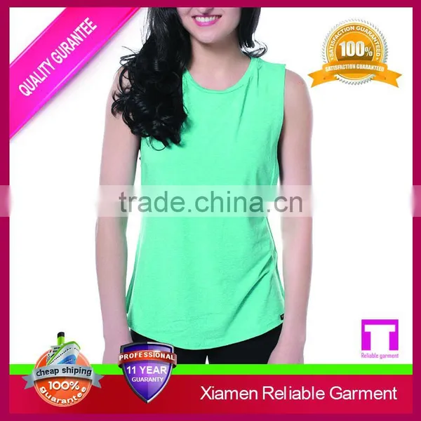 Loose Custom Crop Tank Top Cheap Women Stringer Tank Tops in Bulk photo-4