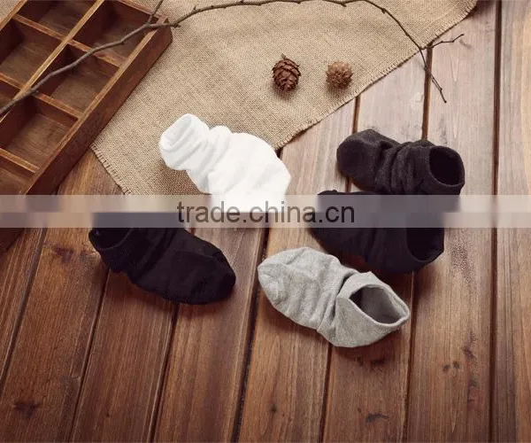 Spring Summer Men Cotton Ankle Socks for Men's Business Casual Solid Colors Short Socks Male Sock Slippers photo-4