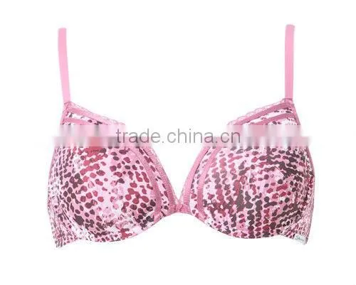 Women Printing Bra & Camisole & Panty Underwear Set photo-2