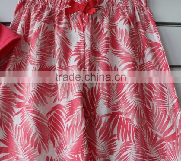 Knitted and Woven Pajamas Set With Print photo-2