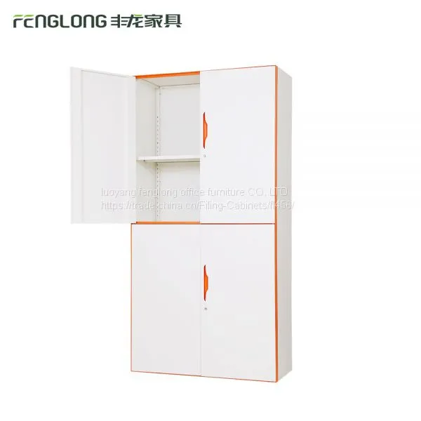 Factory Price Wholesale Bedroom Furniture Wardrobe Cabinet 2 Tier 4 Swing Door Filing Cabinet photo-3