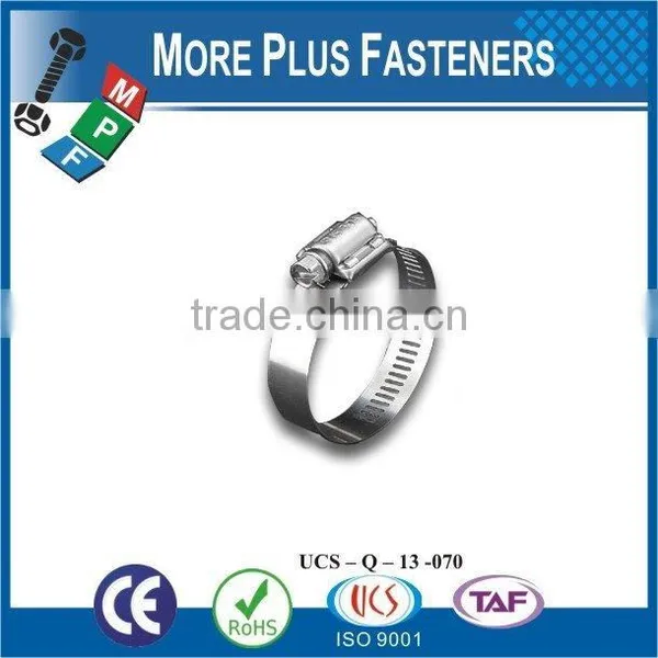 Made in Taiwan Stainless Steel German Type Hose Clamp Small Hose Clamps Heavy Torque photo-6