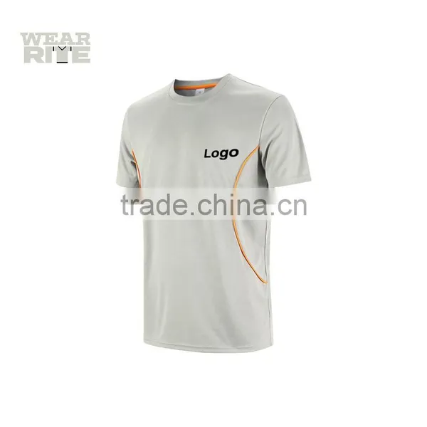 Logo Printing 100% Dry Fit Polyester Moisture Wicking T Shirt photo-6