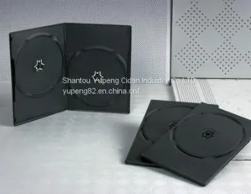 DVD Case cd Case pp Case 7mm Double Black Rectange Good Quality Cheap Price photo-2