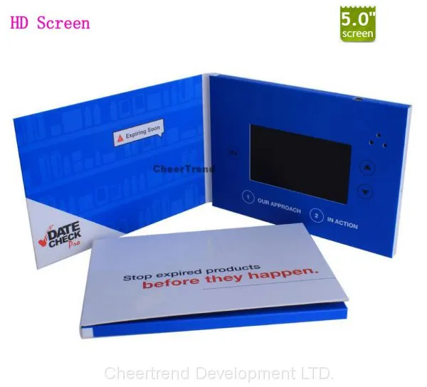 Advertisement Lcd Screen 5 Inch for Video Book,video Brochure,video Greeting Card photo-2