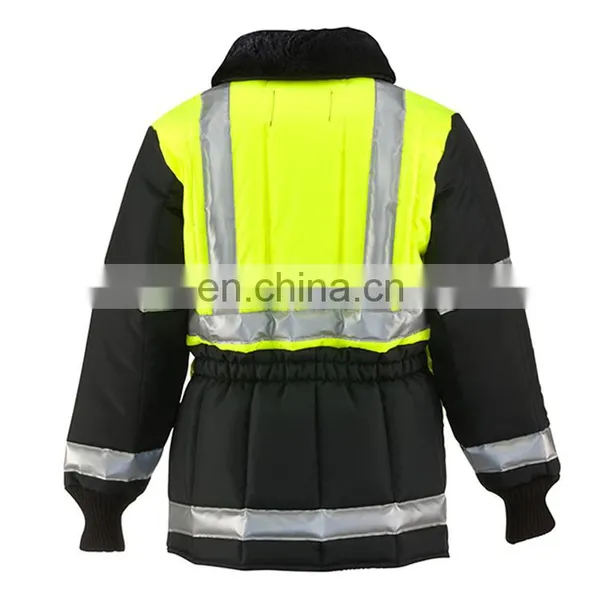 Low Temperature Resistant Cold Proof Cold Room Freezer Fleece Jacket With Reflector photo-6