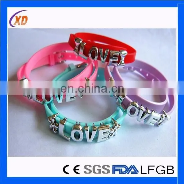 Letters and Numbers Theme Silicone Bracelets photo-3