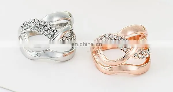 White Gold Plated Rings Women Wedding Engagement Rings Fashion CZ Diamond Vintage Jewelry photo-5