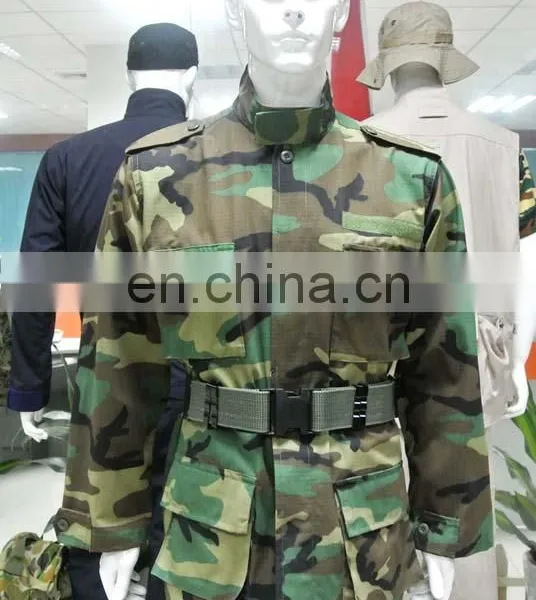 Factory Supply Woodland Bdu Jacket Camouflage Uniform photo-2