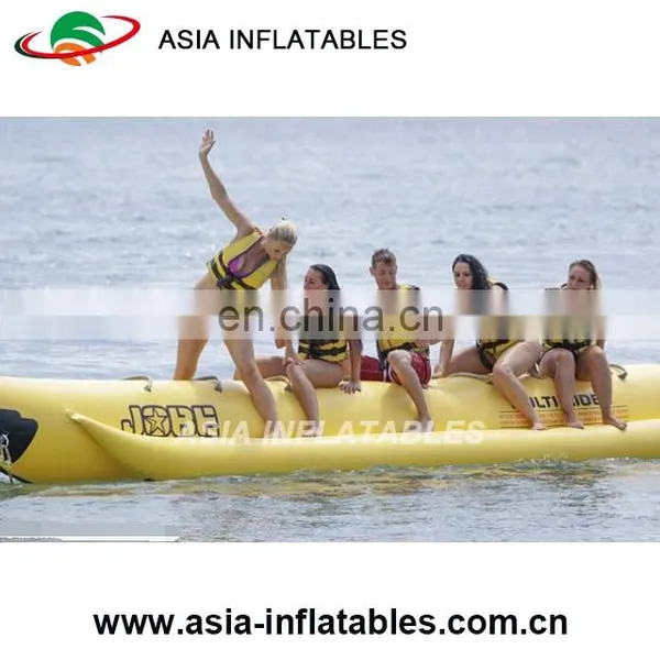 Different Color Inflatable Sport Banana Boat For 8 Persons photo-4
