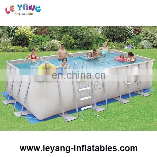 Inflatable Equipment for Adult / Rectangle Metal Frame Swimming Pool / Above Ground Rectangular Pool photo-2