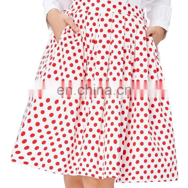 19 Colors ! Grace Karin Cheap Occident Short 50s Retro Vintage Cotton Fraric Skirt CL6294-10# photo-3