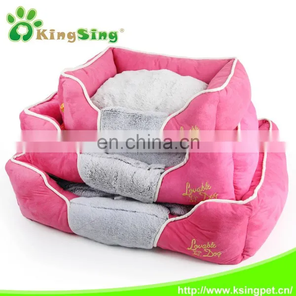 2014 Fur Series Rectangle Pet Bed, Dog Sleeping Pad, 100% PP Cotton photo-2