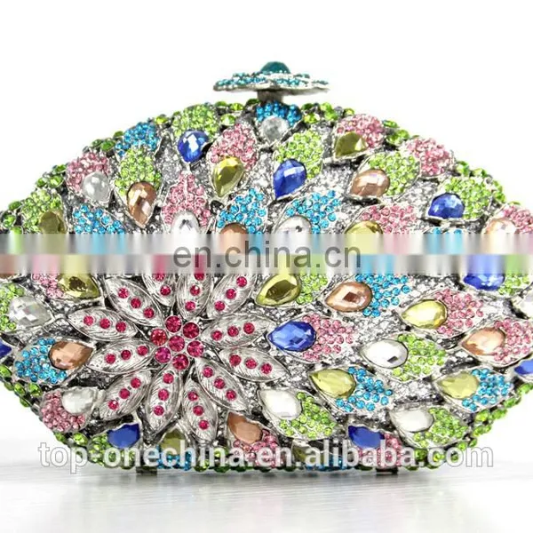 Crystal Clutch Bag Weeding Purse Evening Bag photo-6