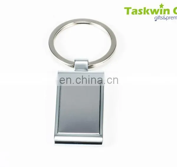 Custom Design Metal Keyring, Retangular Shape Metal Keychain photo-2