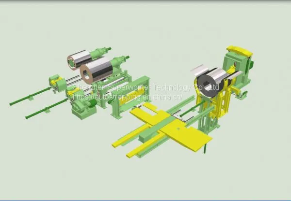 Industrial Automatic Coil Packing Line For Non Ferrous Metal Factories photo-3