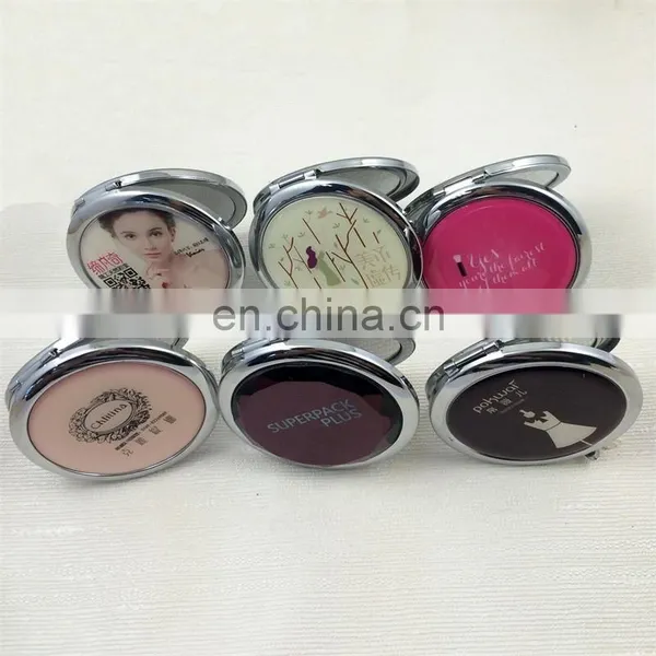 Metal Compact Mirror Compact Mirror With Logo photo-3