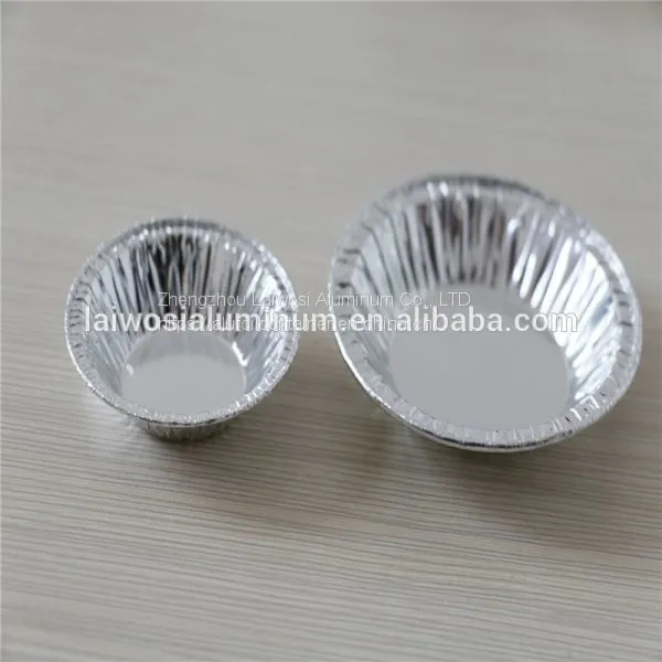 Round Small Aluminum Foil Baking Container for Sale,disposable Aluminium Foil Egg Tart photo-2
