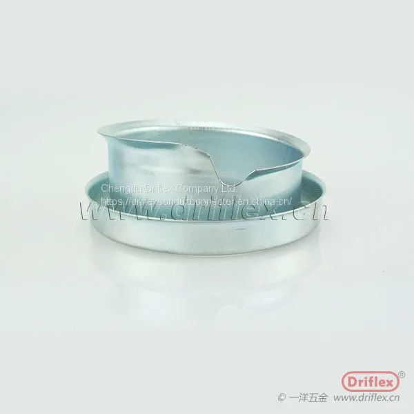 Driflex Screw in Type Ferrule Zinc Plated Steel Flexible Conduit Bushing photo-2