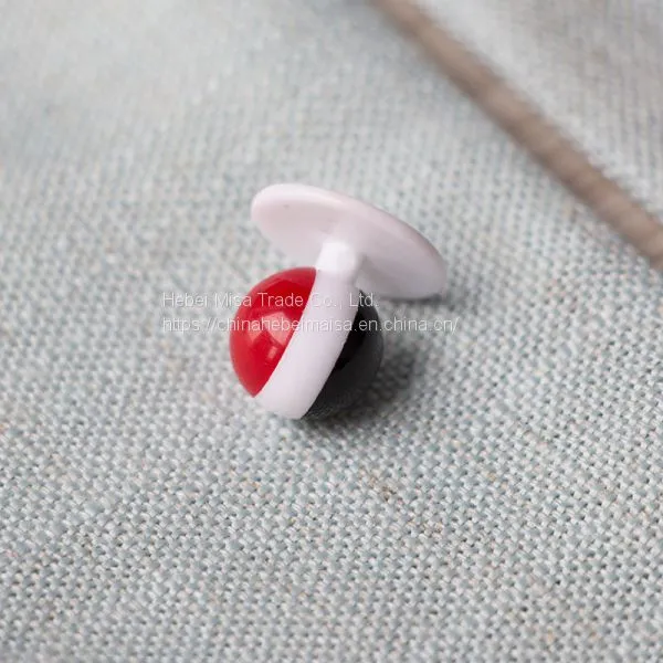 Tricolor Chef Buttons New Style Plastic White Chef Jacket Button, Custom Shef Uniform China Buttons photo-3