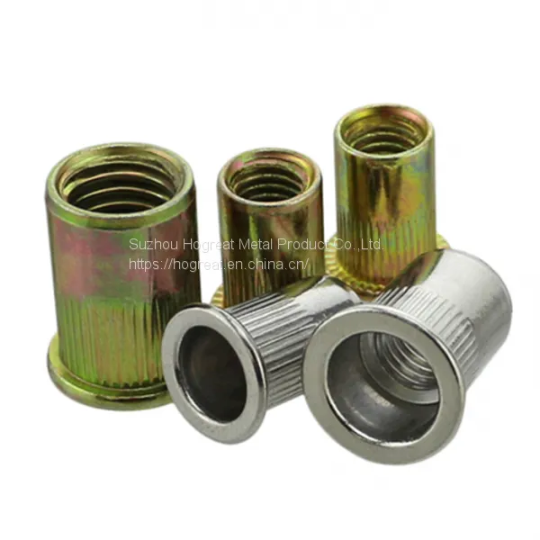 Insertion Knurled Round Nuts Thru Threaded Inserts Brass Insert Nut photo-2