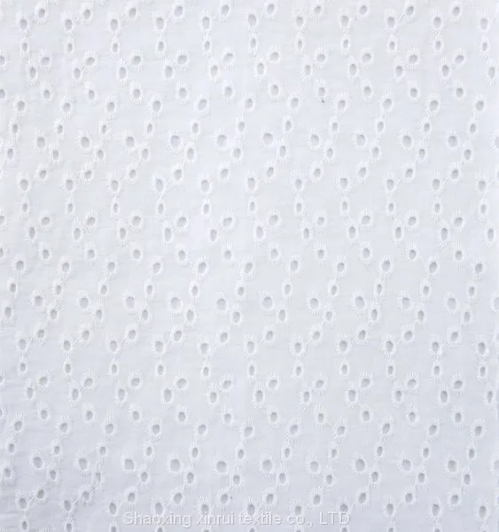 Voile Embroidered Cotton Fabric photo-2