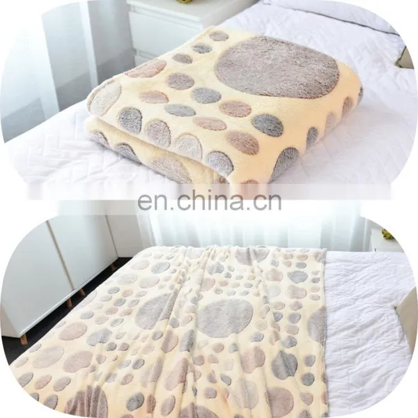 Cheap Blanket 100% Polyester Material Coral Fleece Blanket photo-3