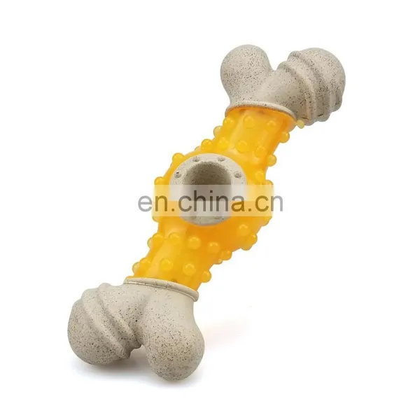 2020 New Arrival Environmental Sustainable Material Chewing Dental Care Dog Toy Bone photo-3