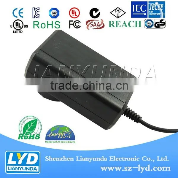 China Manufacturer EU/UK/US 16.8V 1A Wall Mount AC DC Power Adapter for CCTV Camera, Wireless Recevier photo-5