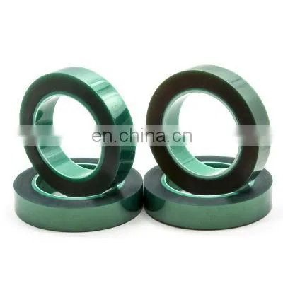 Silicone Pressure Sensitive Adhesive Green PET High Temperature Masking photo-3