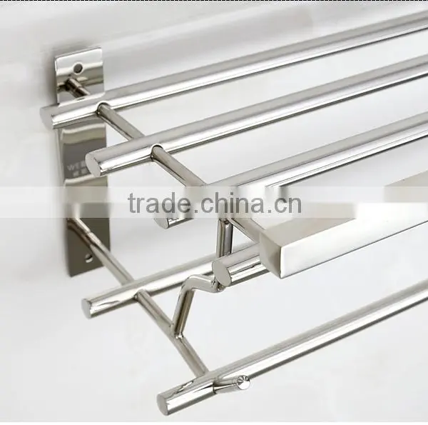 Wesda Stainless Steel and Alloy Bathroom Towel Shelf & Clothes Shelf 090 photo-5