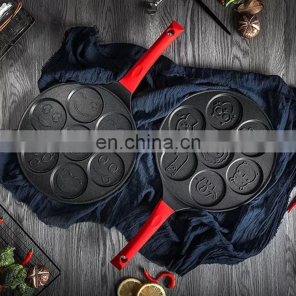 Pink Die Cast Heavy Duty Non Stick Kids Aluminum Wholesale Pie Custom Cooking Baking Dishes Pots Pans photo-3