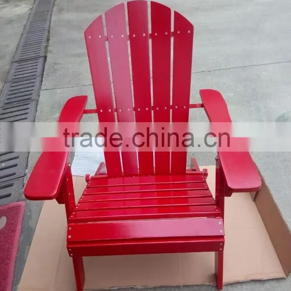 Adirondack Wood Folding Chair in Chili
