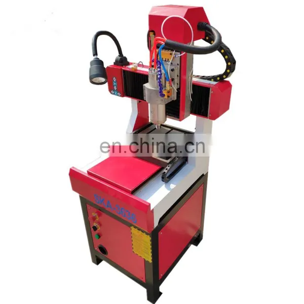 SKA-4040L Мини ЧПУ токарный станок, роторный мини 3D ЧПУ станок для обработки древесины, предназначенный для гравировки печатных плат, пластика, древесины и металла