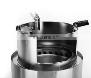 Outdoor Stainless Steel Wood Use Portable Folding Campin Stove photo-2