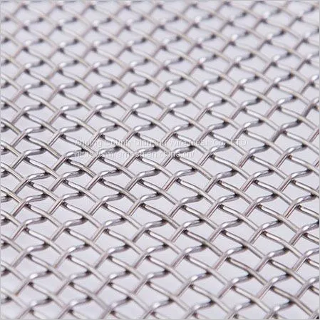 304 Stainless Steel Crimped Wire Mesh Vibrating Screen Crimped Wire Mesh