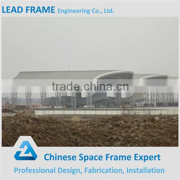 High Security Prefab Steel Space Frame Airplane Hangar photo-6