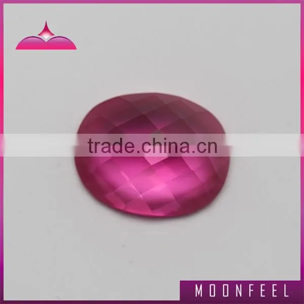 Corundum 3# Oval Pink Corundum