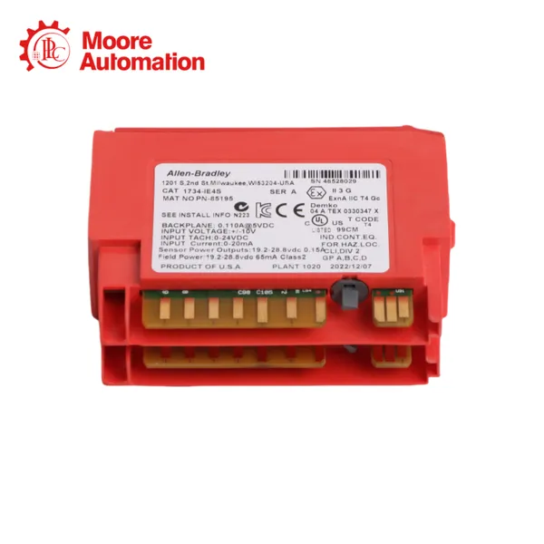 Allen Bradley 1734-IE4S POINT Guard I/O Safety 4-Channel Analog Input Module In Stock photo-2