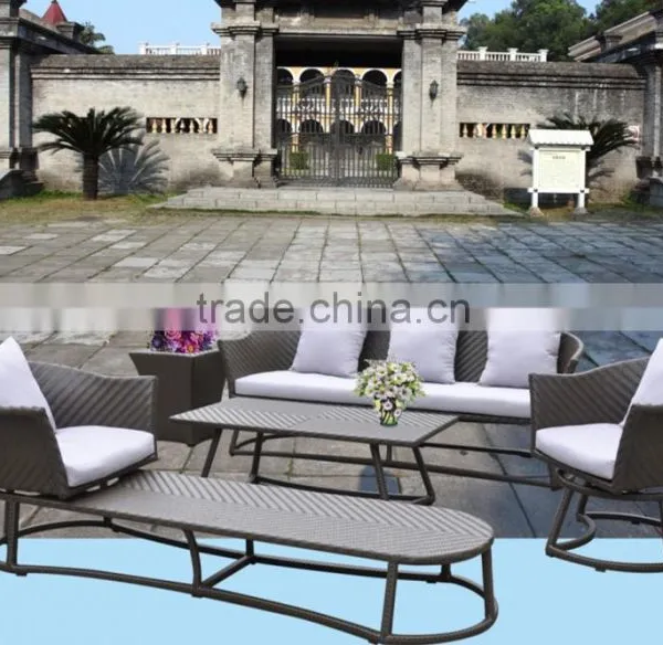 SGS Tested Outdoor Cheap Patio Product Rattan Furniture Sofa Modern photo-6