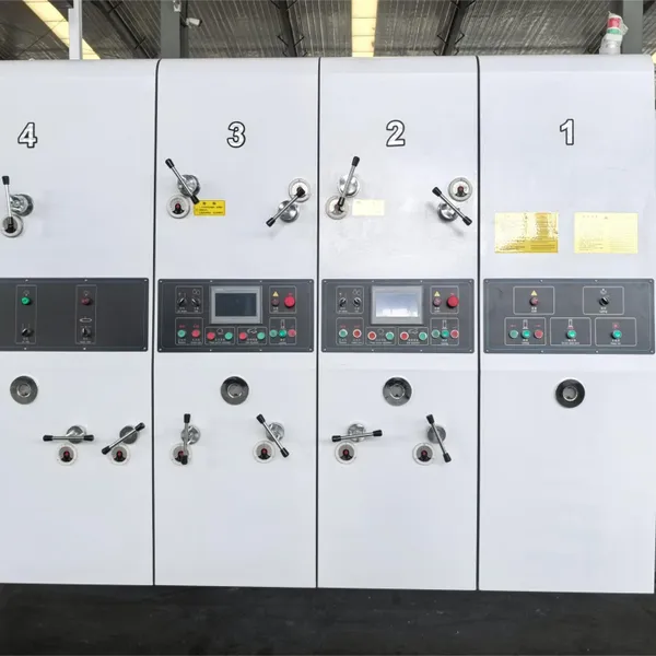 1224 Series Hot Sale Printing Die Cutting Creasing Folder Gluer Machine for Corrugated Cardboard Box Making photo-3