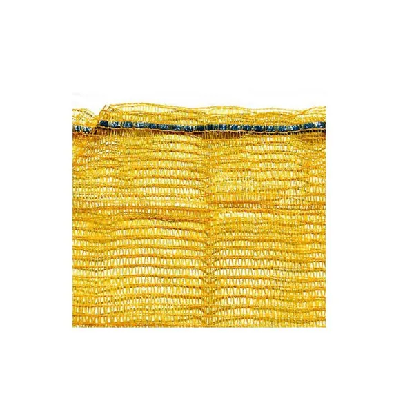 High Quality 50cm*80cm Plastic Vegetables and Fruits PP Mesh Bag Tubular Onions Drawstring With Custom Logo photo-4